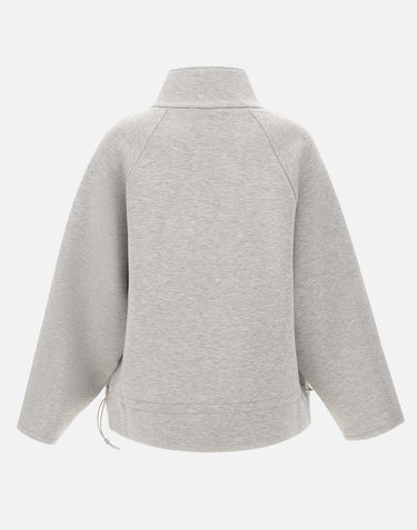 Felpa con mezza zip in scuba 116241 1472 ROTATE BIRGER CHRISTENSEN 