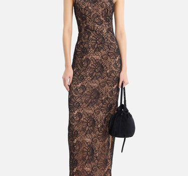 Abito in pizzo con scollo all'americana 116266 100 ROTATE BIRGER CHRISTENSEN 