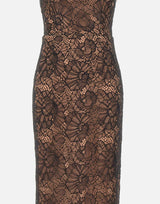 Abito in pizzo con scollo all'americana 116266 100 ROTATE BIRGER CHRISTENSEN 