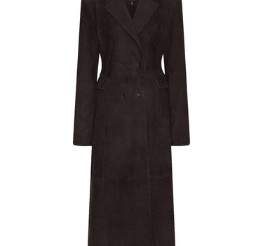 Cappotto lungo in pelle scamosciata 116503 1111 ROTATE BIRGER CHRISTENSEN 