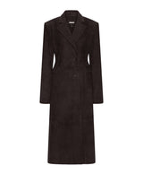 Cappotto lungo in pelle scamosciata 116503 1111 ROTATE BIRGER CHRISTENSEN 