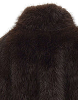 ROTATE BIRGER CHRISTENSEN Pelliccia crop BROWN Donna 