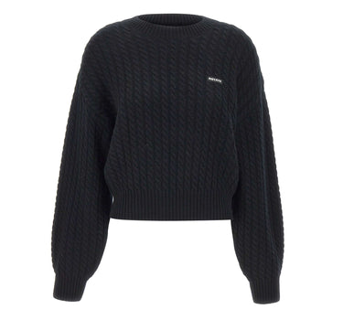 ROTATE BIRGER CHRISTENSEN Maglione girocollo a trecce BLACK Donna 