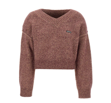 ROTATE BIRGER CHRISTENSEN Maglione in lana con scollo a V RED Donna 