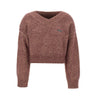 ROTATE BIRGER CHRISTENSEN Maglione in lana con scollo a V RED Donna 