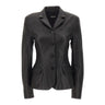 ROTATE BIRGER CHRISTENSEN Blazer aderente in pelle BLACK Donna 