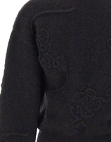 ROTATE Maglia con fiori 3D BLACK Donna 