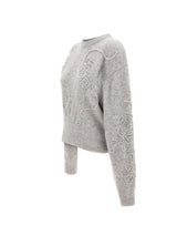 ROTATE Maglia con fiori 3D GREY Donna 