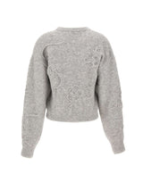 ROTATE Maglia con fiori 3D GREY Donna 