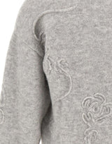 ROTATE Maglia con fiori 3D GREY Donna 