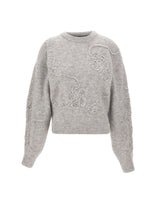 ROTATE Maglia con fiori 3D GREY Donna 