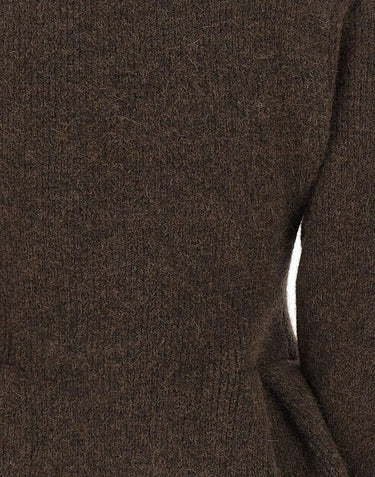 ROTATE Cardigan in maglia con volant BROWN Donna 