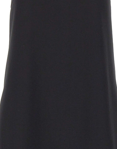 ROTATE Abito corto in crêpe BLACK Donna 