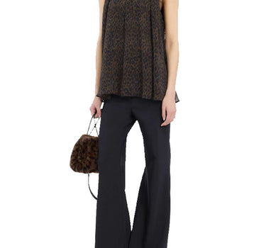 ROTATE BIRGER CHRISTENSEN Pantaloni a zampa BLACK Donna 