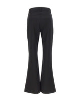 ROTATE Pantaloni a zampa BLACK Donna 