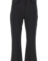 ROTATE Pantaloni a zampa BLACK Donna 