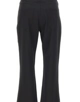 ROTATE Pantaloni a zampa BLACK Donna 