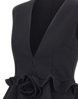 ROTATE Top con dettaglio floreale BLACK Donna 