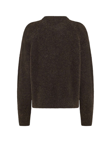 ROTATE Maglione "Flower Jumper" BROWN Donna 