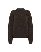 ROTATE Maglione "Flower Jumper" BROWN Donna 