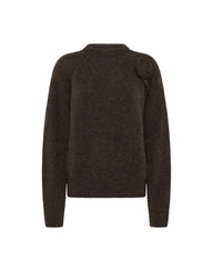 ROTATE Maglione "Flower Jumper" BROWN Donna 