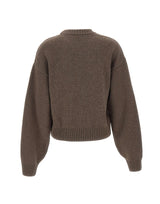 ROTATE BIRGER CHRISTENSEN Maglione girocollo in lana BROWN Donna 
