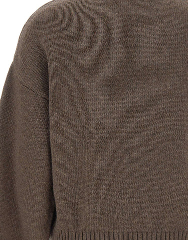 ROTATE BIRGER CHRISTENSEN Maglione girocollo in lana BROWN Donna 