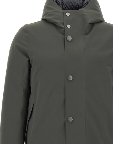 RRD Parka "Surflex Winter Down Under Floating" GREEN Uomo 