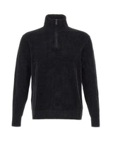 RRD Maglia "Velvet Half Zip" BLACK Uomo 