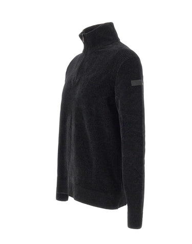 RRD Maglia "Velvet Half Zip" BLACK Uomo 
