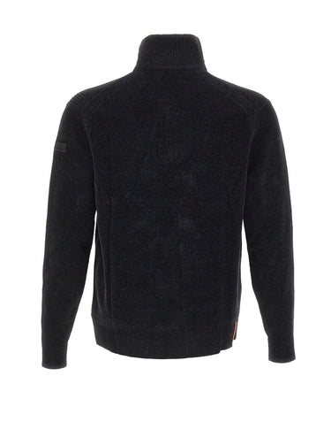 RRD Maglia "Velvet Half Zip" BLACK Uomo 