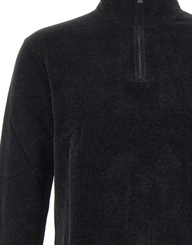 RRD Maglia "Velvet Half Zip" BLACK Uomo 