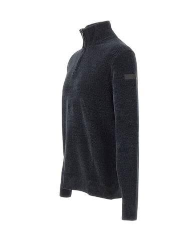 RRD Maglia "Velvet Half Zip" BLUE Uomo 