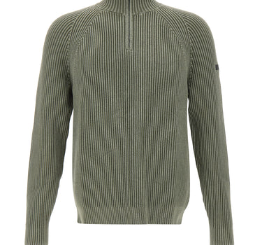 RRD Maglia "Cotton 7 Techno Wash Hal Zip" GREEN Uomo 