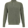 RRD Maglia "Cotton 7 Techno Wash Hal Zip" GREEN Uomo 