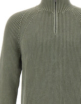 RRD Maglia "Cotton 7 Techno Wash Hal Zip" GREEN Uomo 
