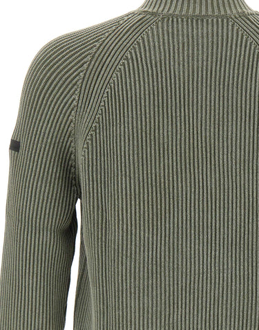 RRD Maglia "Cotton 7 Techno Wash Hal Zip" GREEN Uomo 