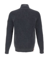 RRD Maglia "Cotton 7 Techno Wash Hal Zip" BLUE Uomo 
