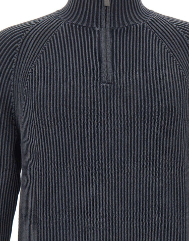 RRD Maglia "Cotton 7 Techno Wash Hal Zip" BLUE Uomo 