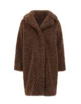 RRD Cappotto reversibile "Lamb Coat Wom" BROWN Donna 