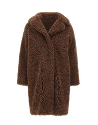 RRD Cappotto reversibile "Lamb Coat Wom" BROWN Donna 