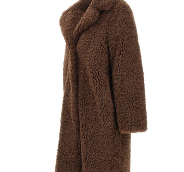 RRD Cappotto reversibile "Lamb Coat Wom" BROWN Donna 