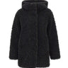 RRD Cappotto reversibile "Lamb Hood Wom" BLACK Donna 