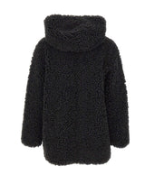 RRD Cappotto reversibile "Lamb Hood Wom" BLACK Donna 
