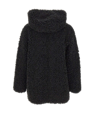 RRD Cappotto reversibile "Lamb Hood Wom" BLACK Donna 