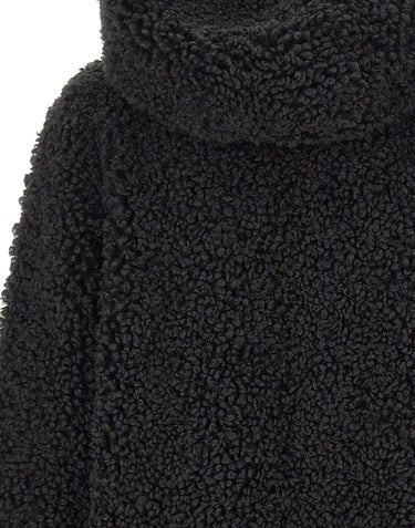 RRD Cappotto reversibile "Lamb Hood Wom" BLACK Donna 