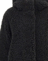 RRD Cappotto reversibile "Lamb Hood Wom" BLACK Donna 