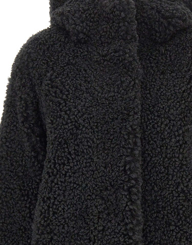 RRD Cappotto reversibile "Lamb Hood Wom" BLACK Donna 