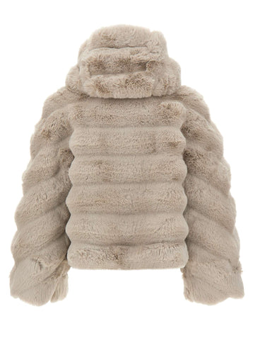 RRD Pelliccia "Court K Hood" GREY Donna 