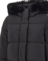 RRD Piumino "Fly Tubic 18 Hood Fur" BLACK Donna 